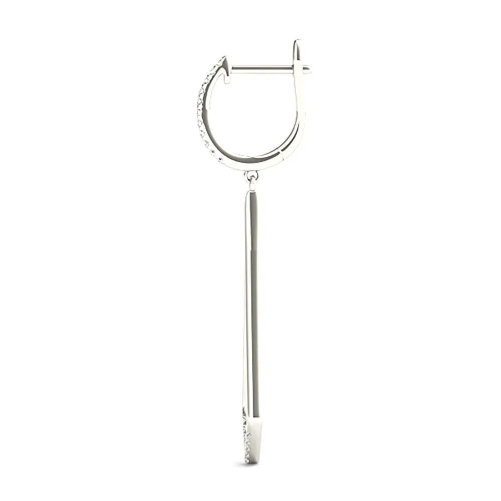 0.20 ctw Diamond Modern Drop Earrings