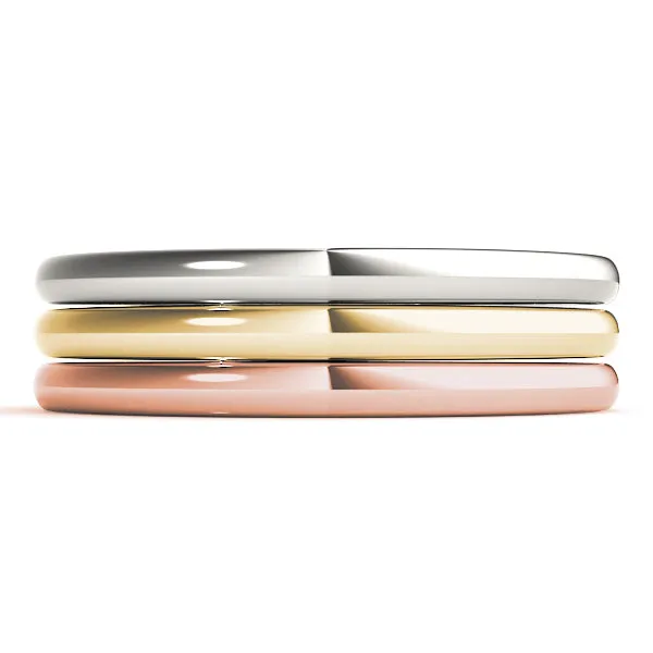14K Ladies Wedding Band / Stackable