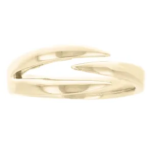 14k Yellow White or Rose Gold Stackable Claw Ring Size 6.5-7