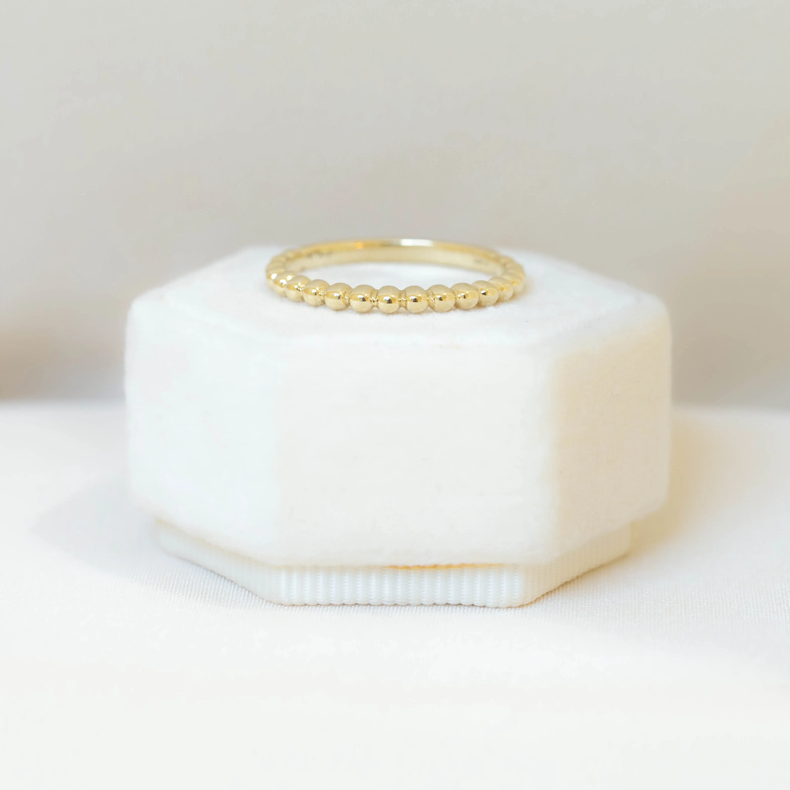 14ky Stacking Beaded Band