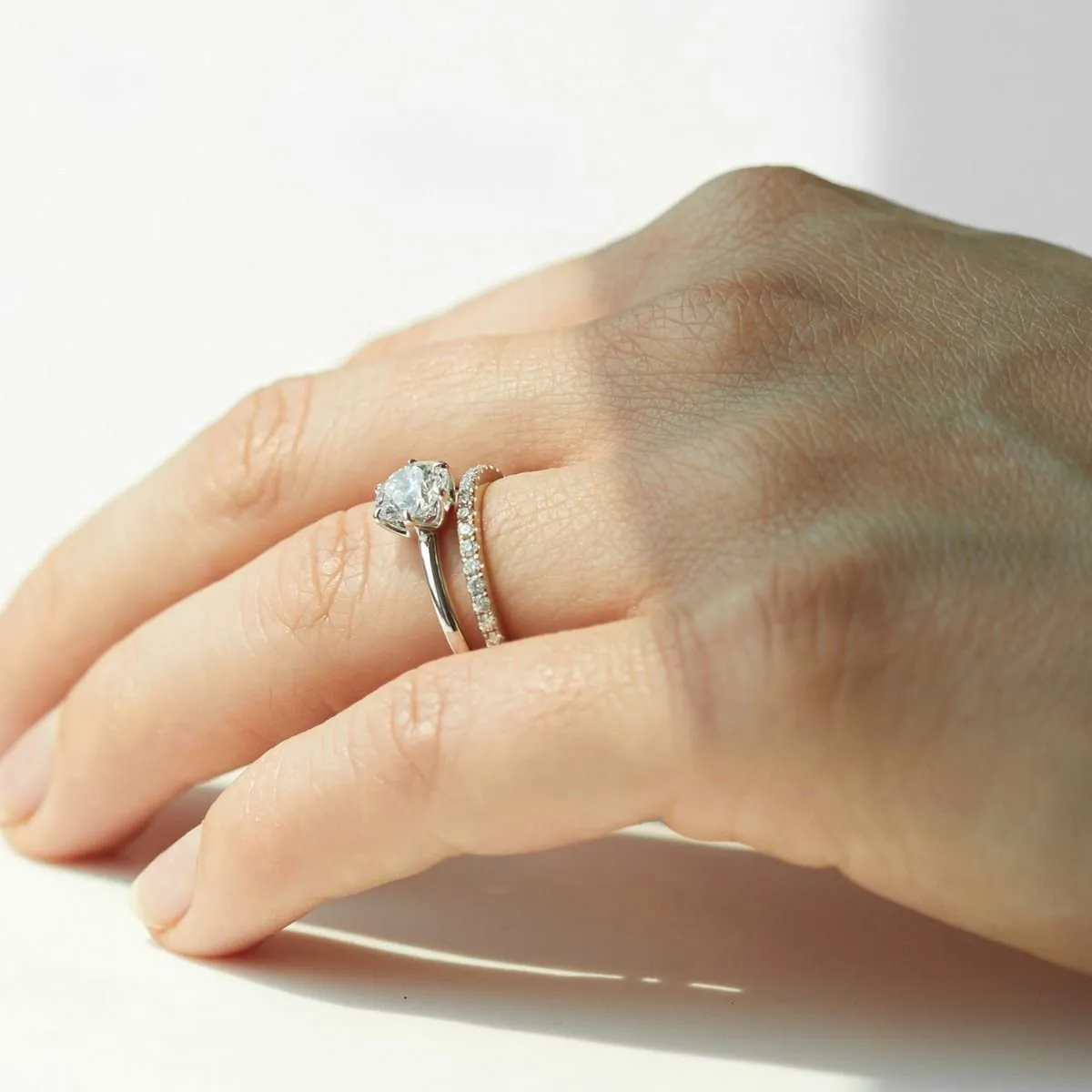 18K Gold "Chispa" 6-Prong Ring Mount