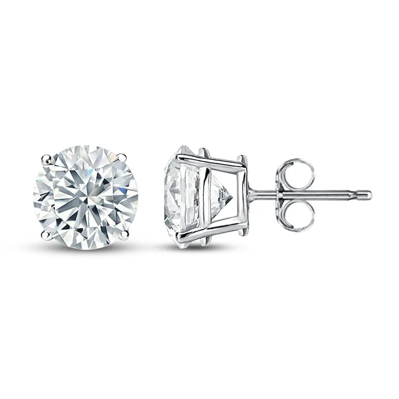 18kt White Gold Diamond Stud Earrings, 2.00TCW