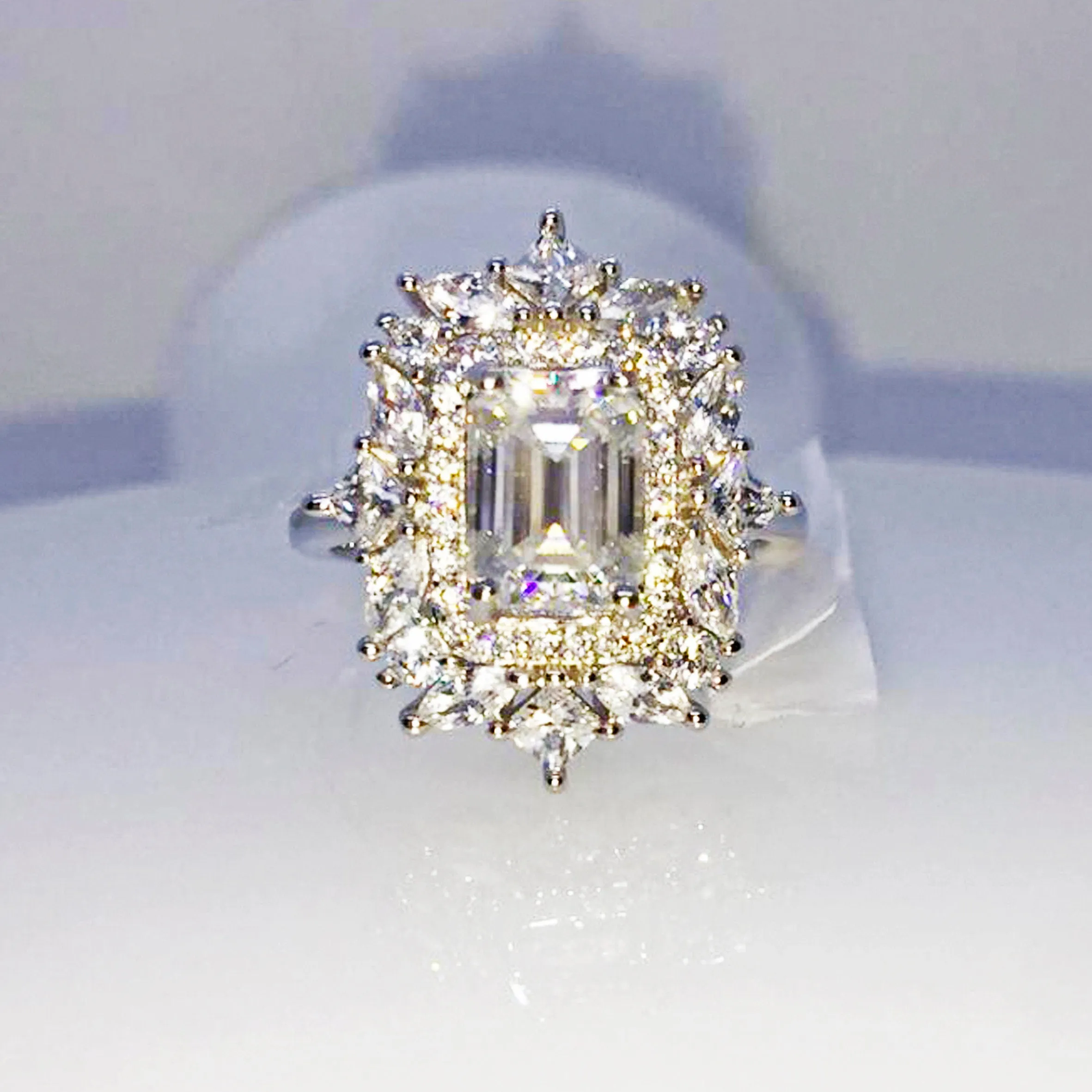 2 carat | Womens Engagement Ring | Moissanite Ring
