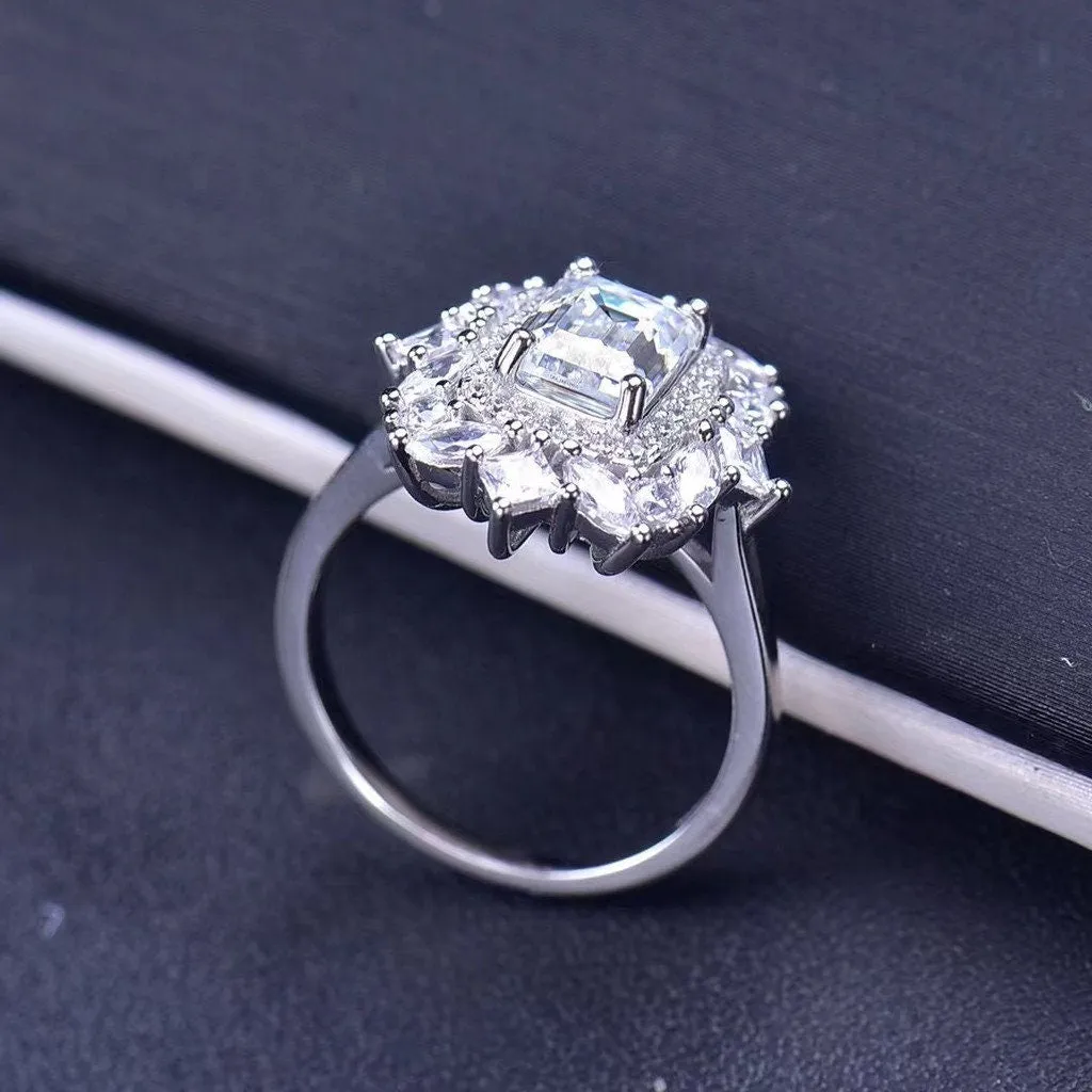 2 carat | Womens Engagement Ring | Moissanite Ring