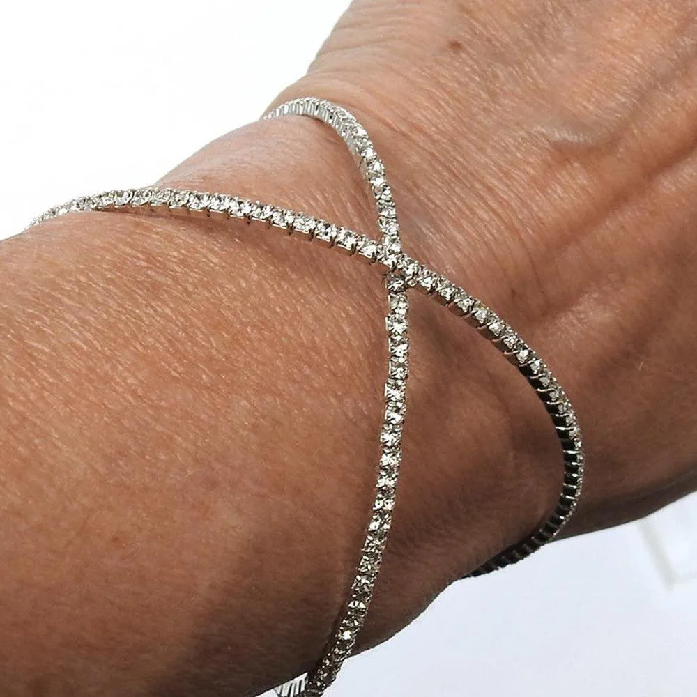 2 Row Crystal Cuff