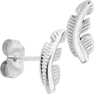 20 Gauge ASTM F-136 Implant Grade Titanium Fashion Feathers Stud Earrings