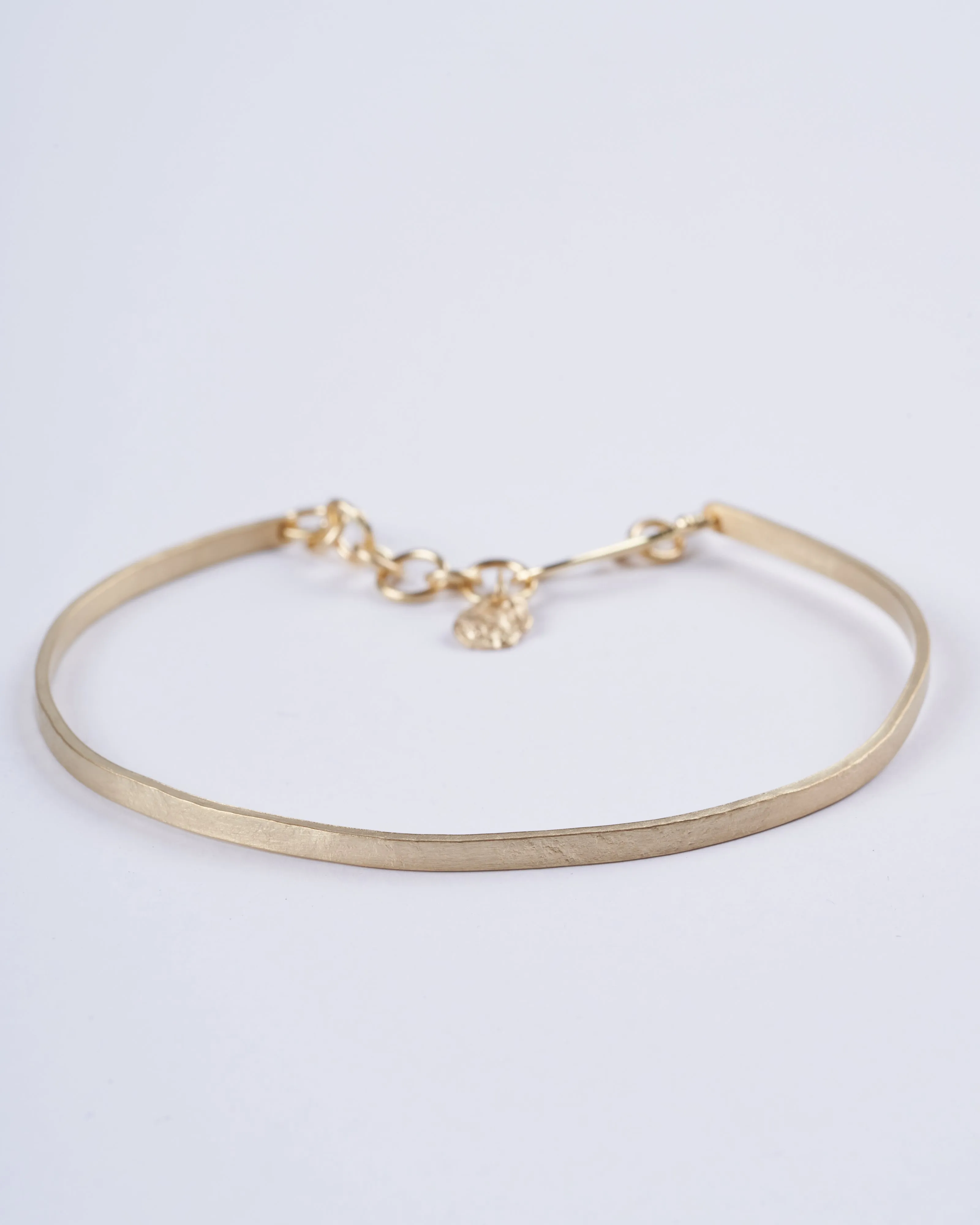 2mm parchment cuff - gold