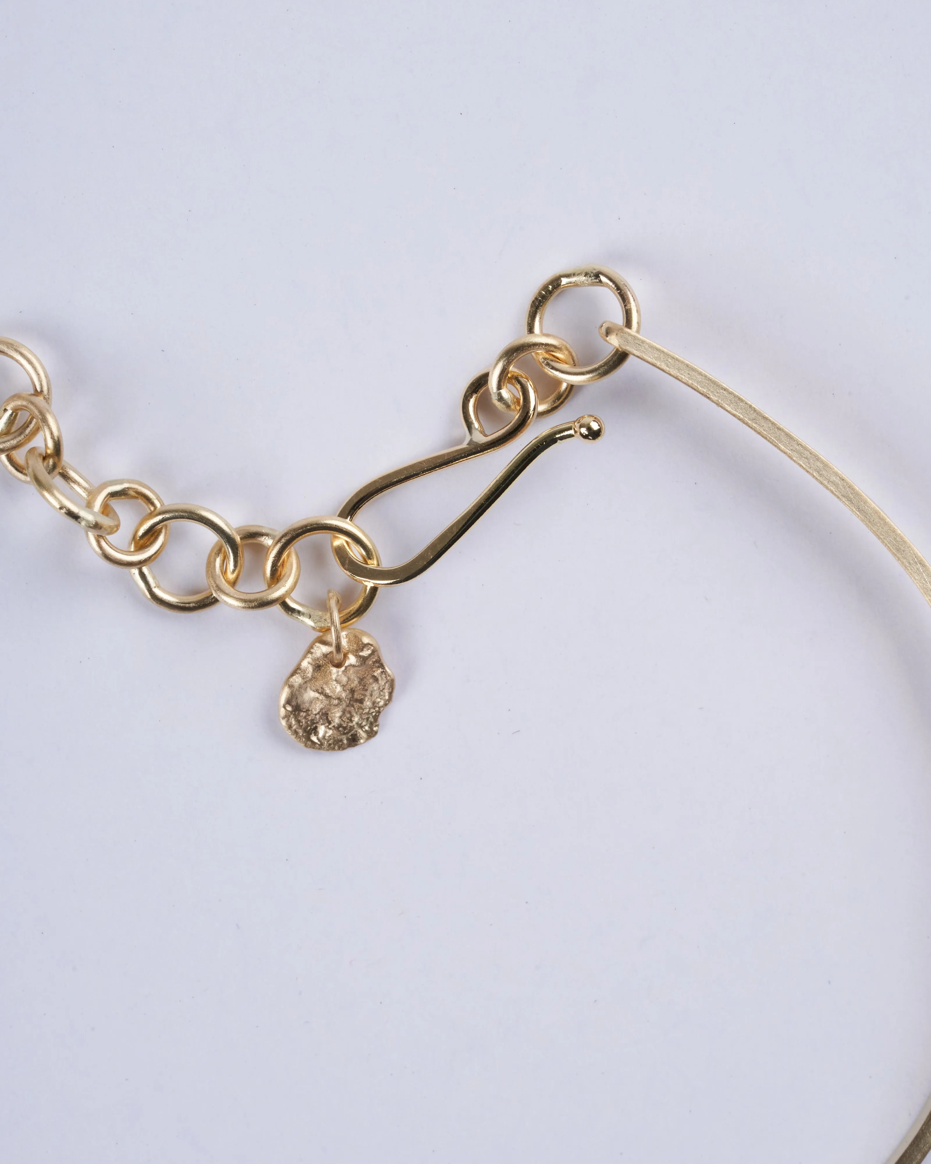2mm parchment cuff - gold