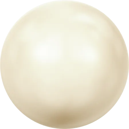 5817 Cabochon Pearls (Half-Drilled), Crystal Creamrose Light Pearl (001 618)
