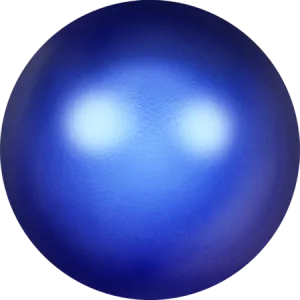 5817 Cabochon Pearls (Half-Drilled), Crystal Iridescent Dark Blue Pearl (001 949)