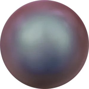 5817 Cabochon Pearls (Half-Drilled), Crystal Iridescent Purple Pearl (001 943)
