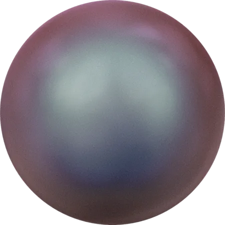 5817 Cabochon Pearls (Half-Drilled), Crystal Iridescent Purple Pearl (001 943)