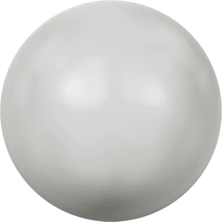 5817 Cabochon Pearls (Half-Drilled), Crystal Pastel Grey Pearl (001 968)