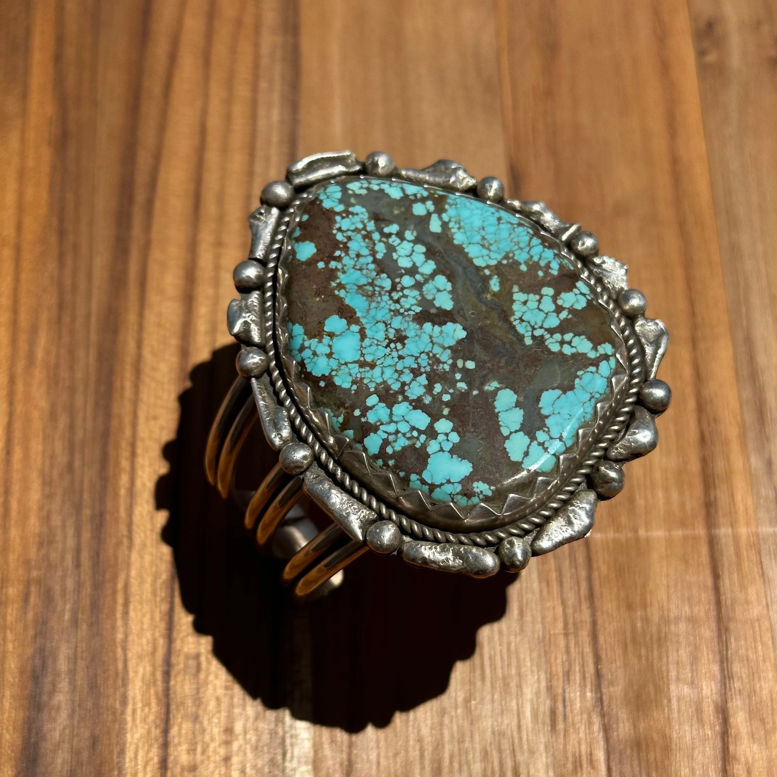#8 Turquoise Single Stone Cuff