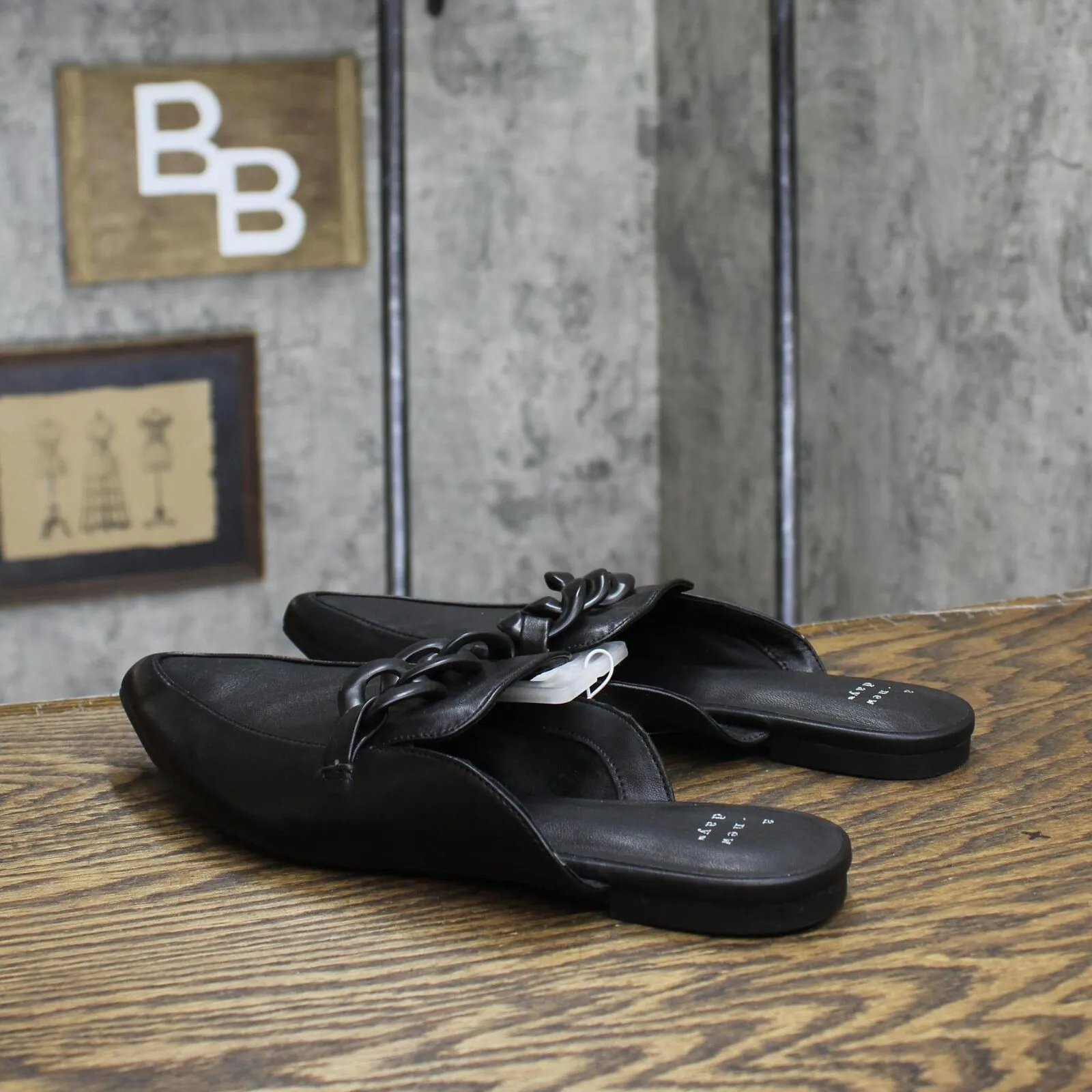 A New Day Women's Amber Slip-On Mule Flats with Memory Foam Insole 87784369