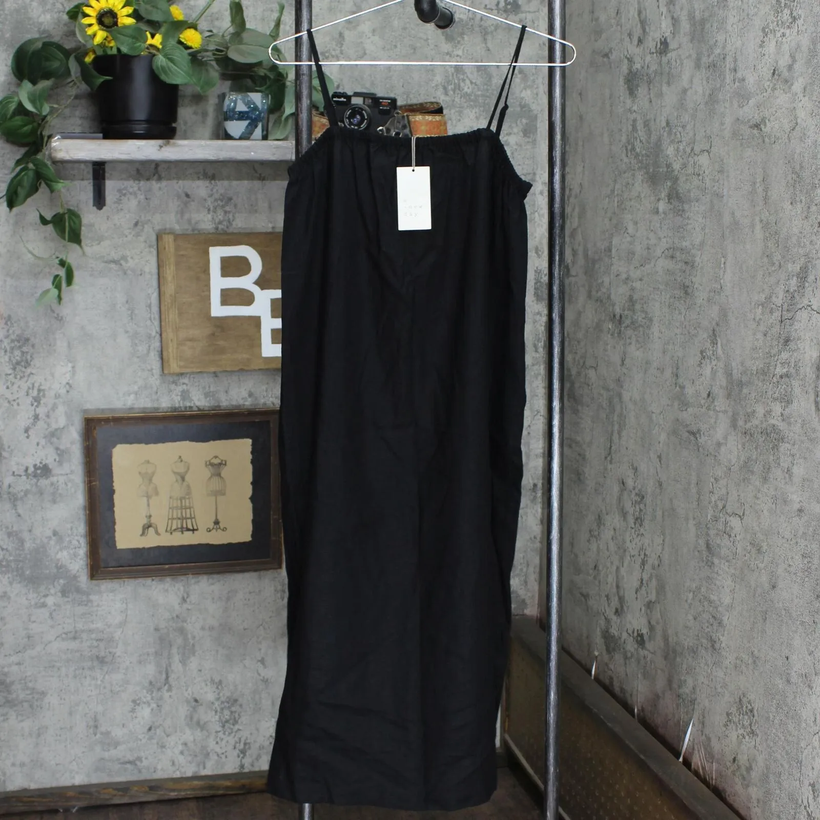 A New Day Womens Easy Linen Tank Dress