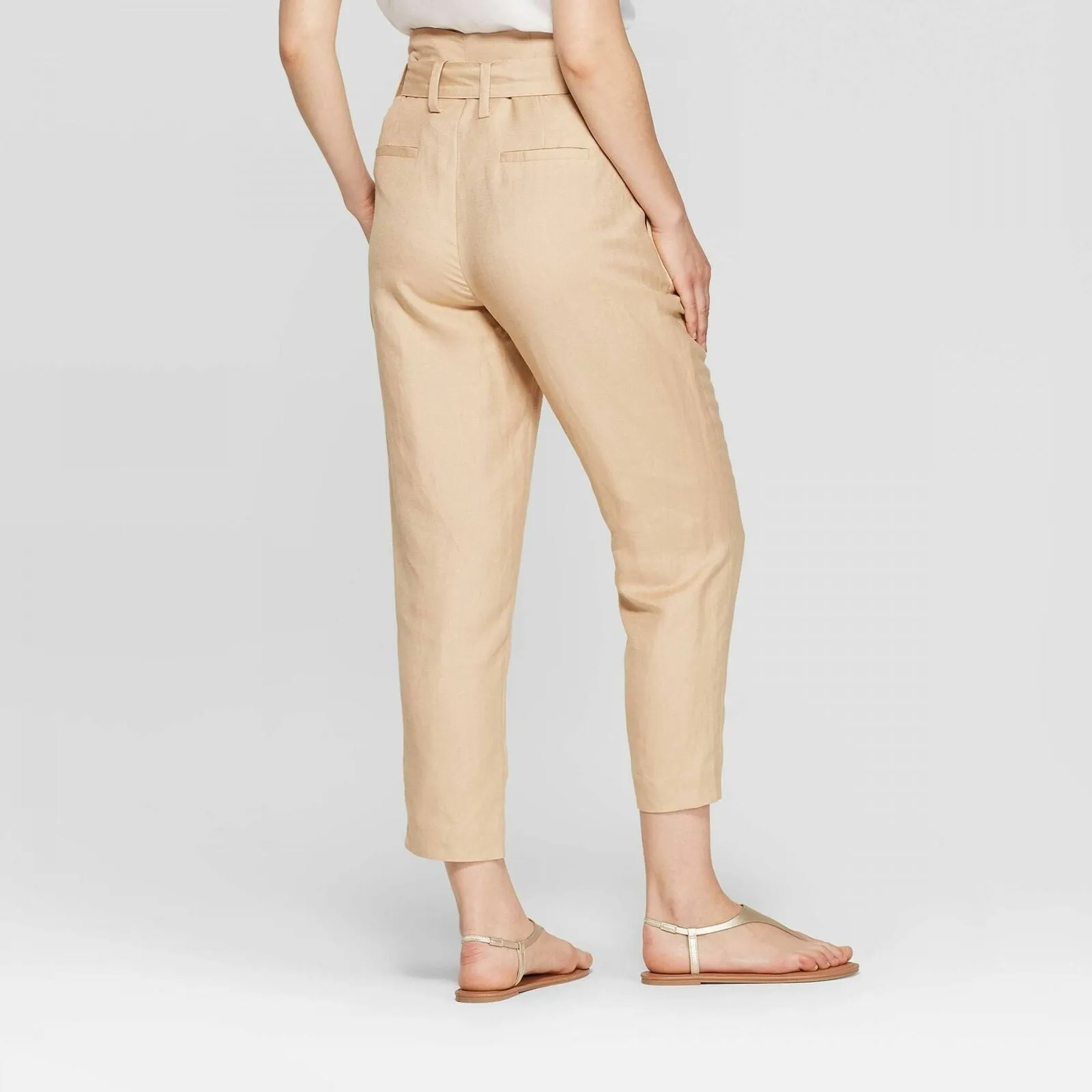 A New Day Women's Regular High Rise Straight Leg Ankle Length Pants
