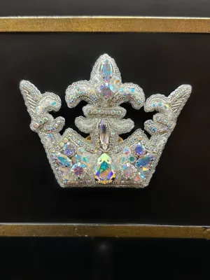 AB Crown Brooch