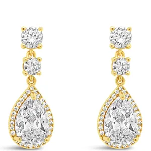 Absolute Gold Tear Drop Earrings