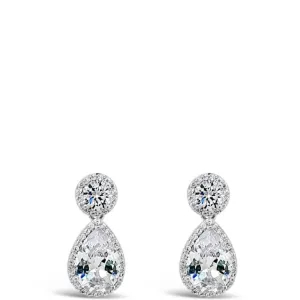 Absolute Silver Small Oval Drop Earrings