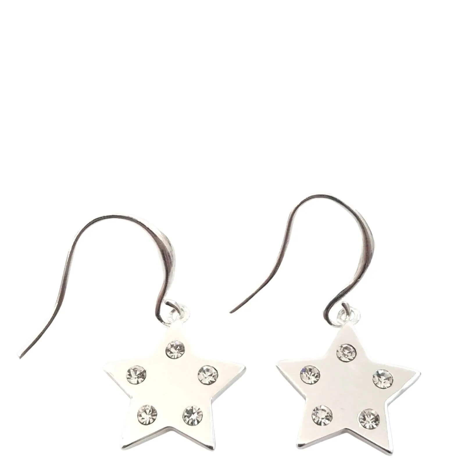 Absolute Star Drop Earrings - Silver
