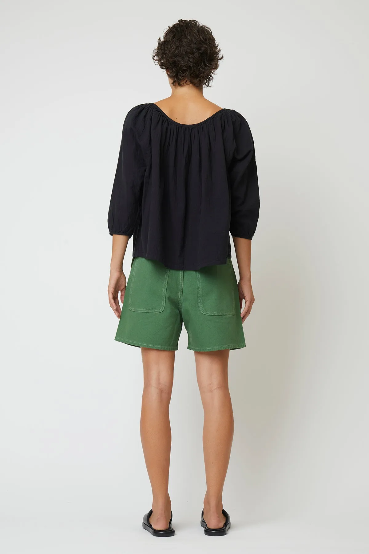 Afton Top in Crinkled Cotton