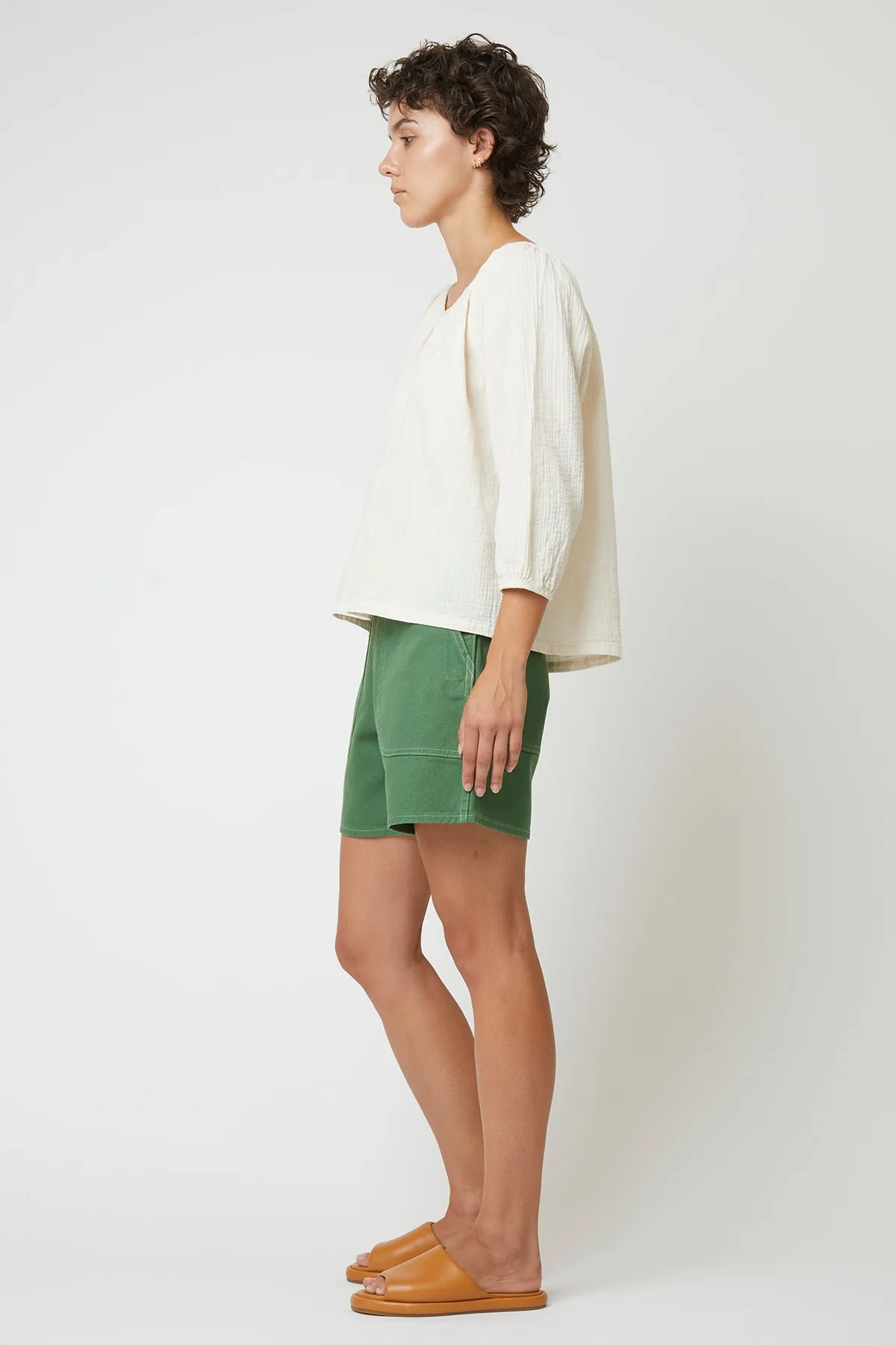 Afton Top in Crinkled Cotton