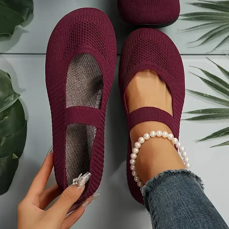 Ainara | Canvas-Schuhe, Leicht, Slip On, Flats, Sommerschuhe