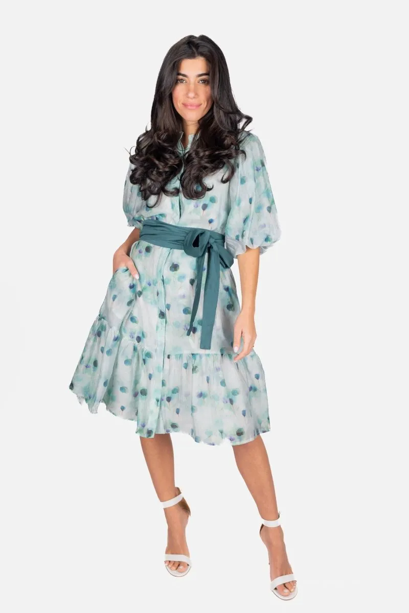 ALENA DRESS 41" (GREEN)