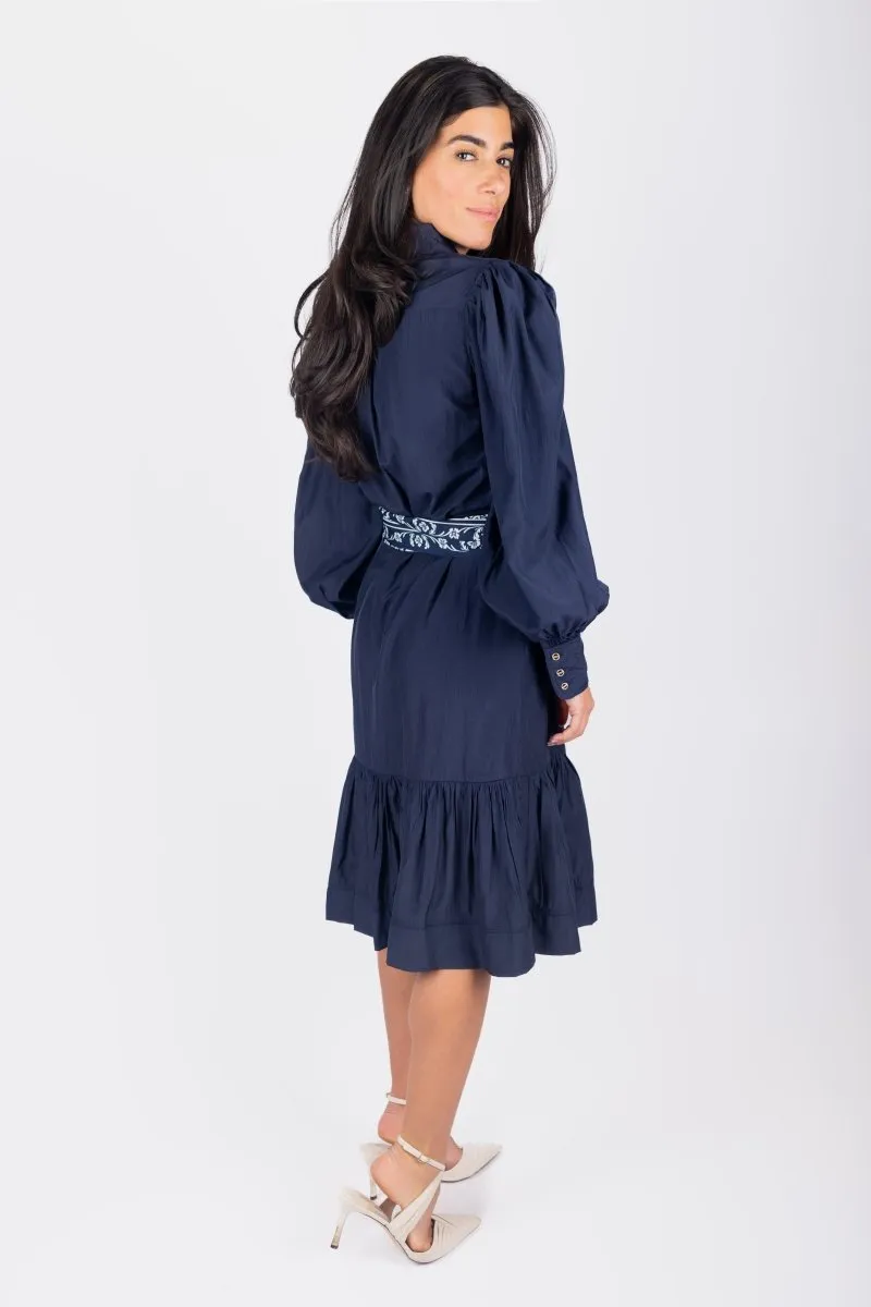 ALEX DRESS 41" (NAVY)