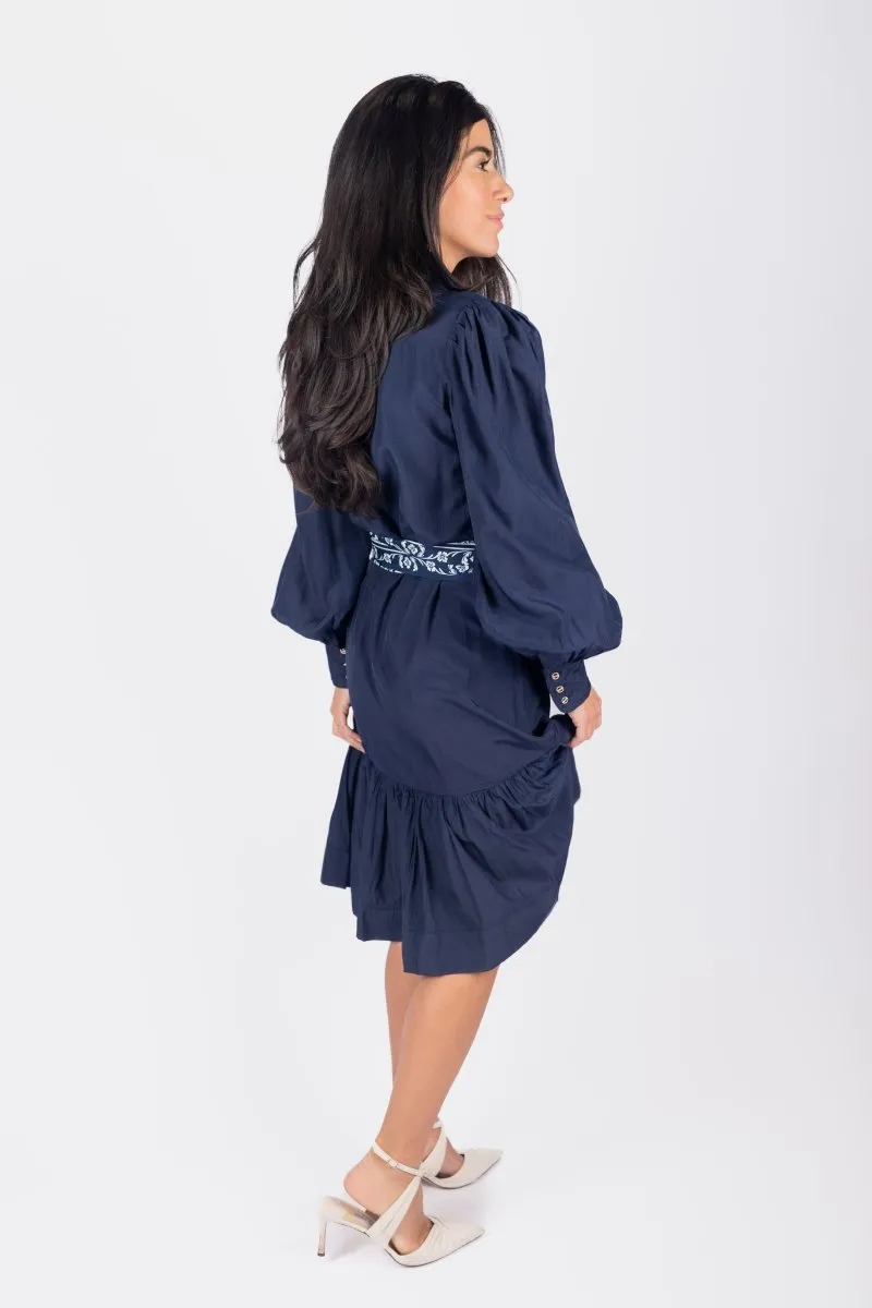 ALEX DRESS 41" (NAVY)