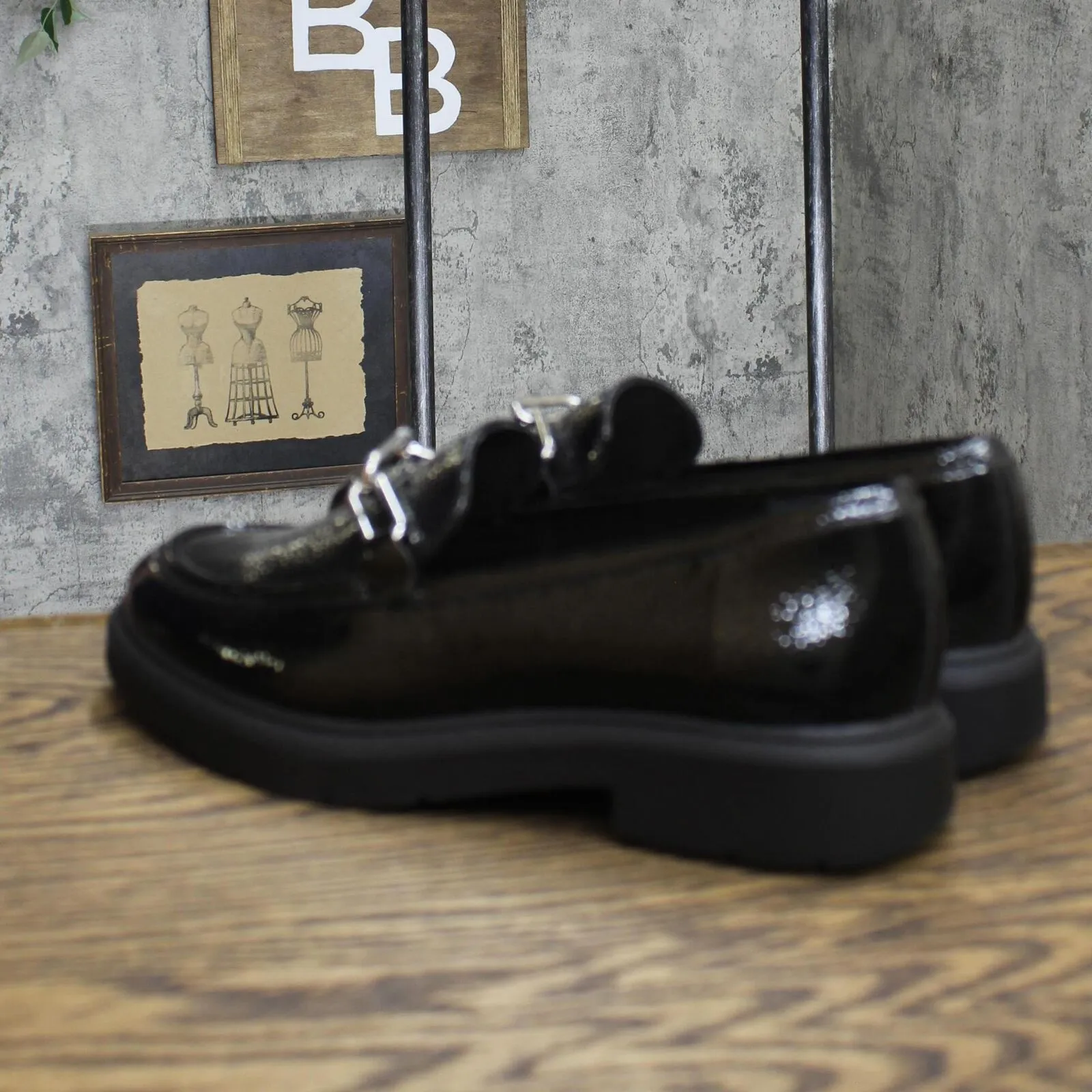Alfani Womens Galilyao Loafer Flats 10013476700 Black 9M