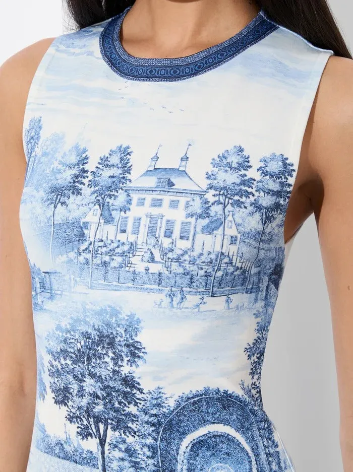 Alice   Olivia Wynell Fitted Mini Dress in Chateau
