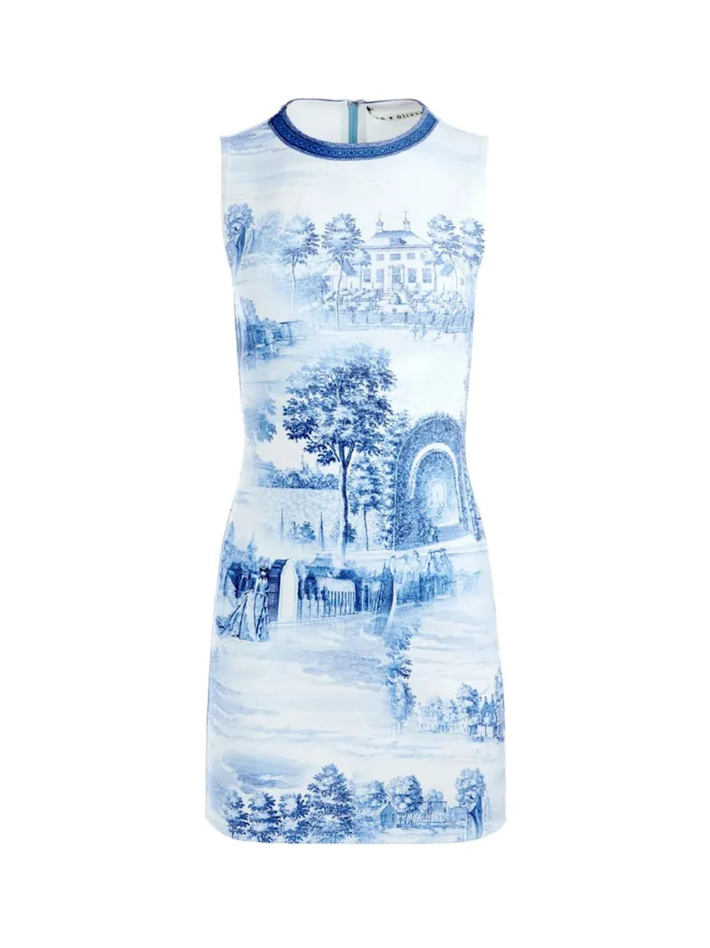 Alice   Olivia Wynell Fitted Mini Dress in Chateau