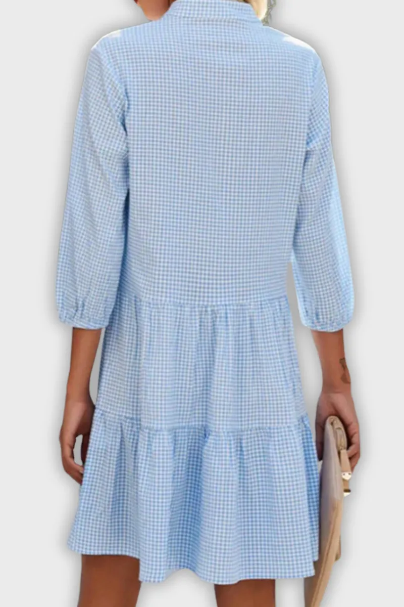 Amaia - Plaid A-Line Dress