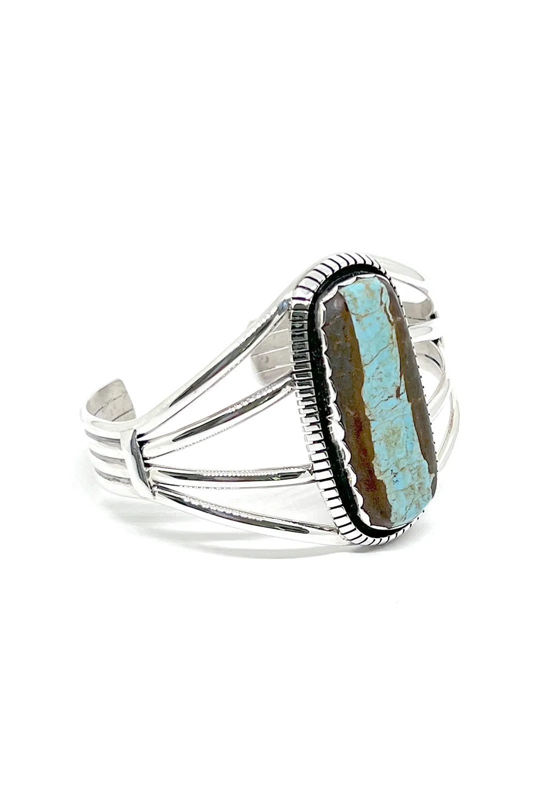 Anthony Kee Number 8 Turquoise Cuff Bracelet