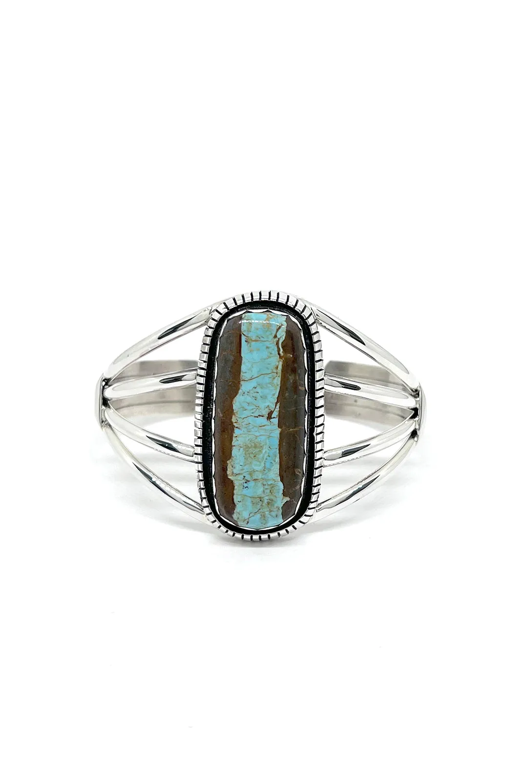 Anthony Kee Number 8 Turquoise Cuff Bracelet