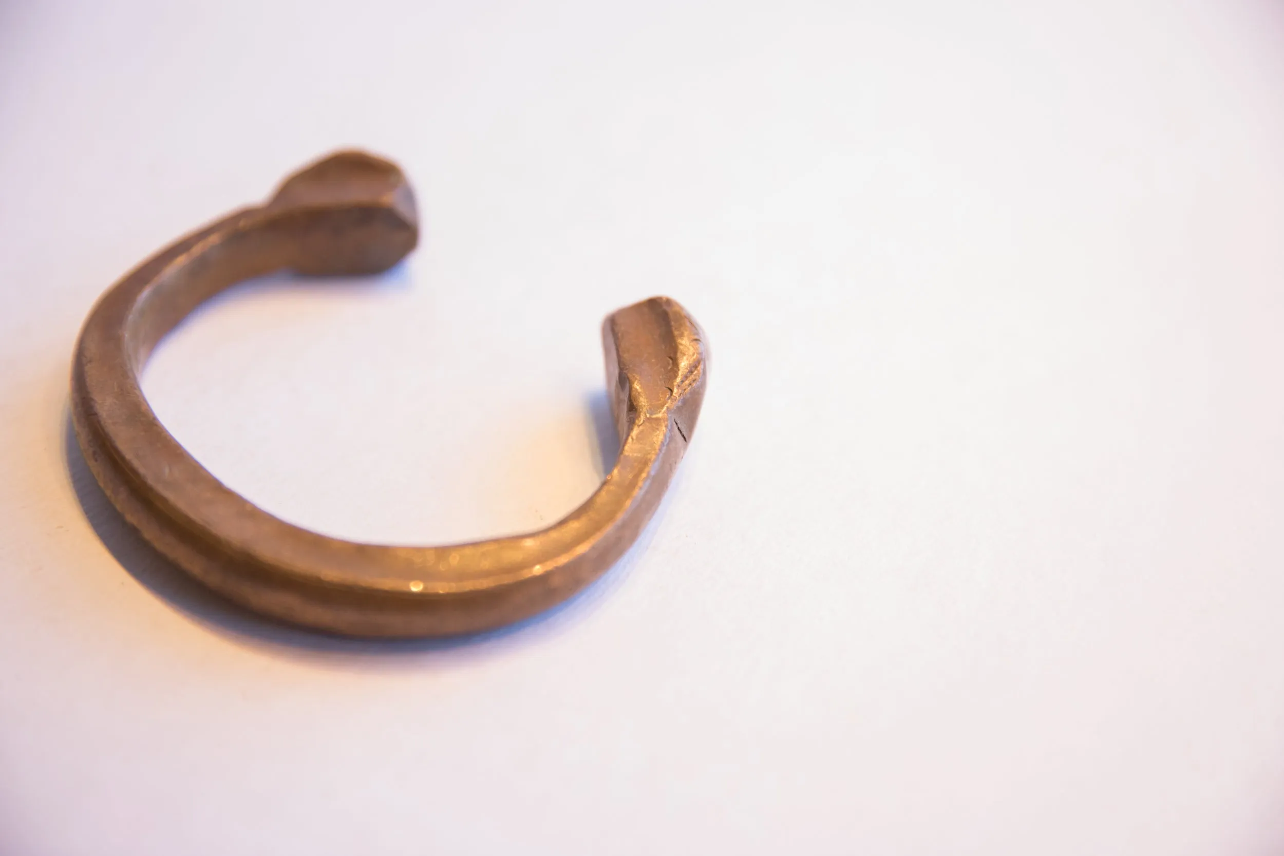 Antique African Snake Cuff Bracelet