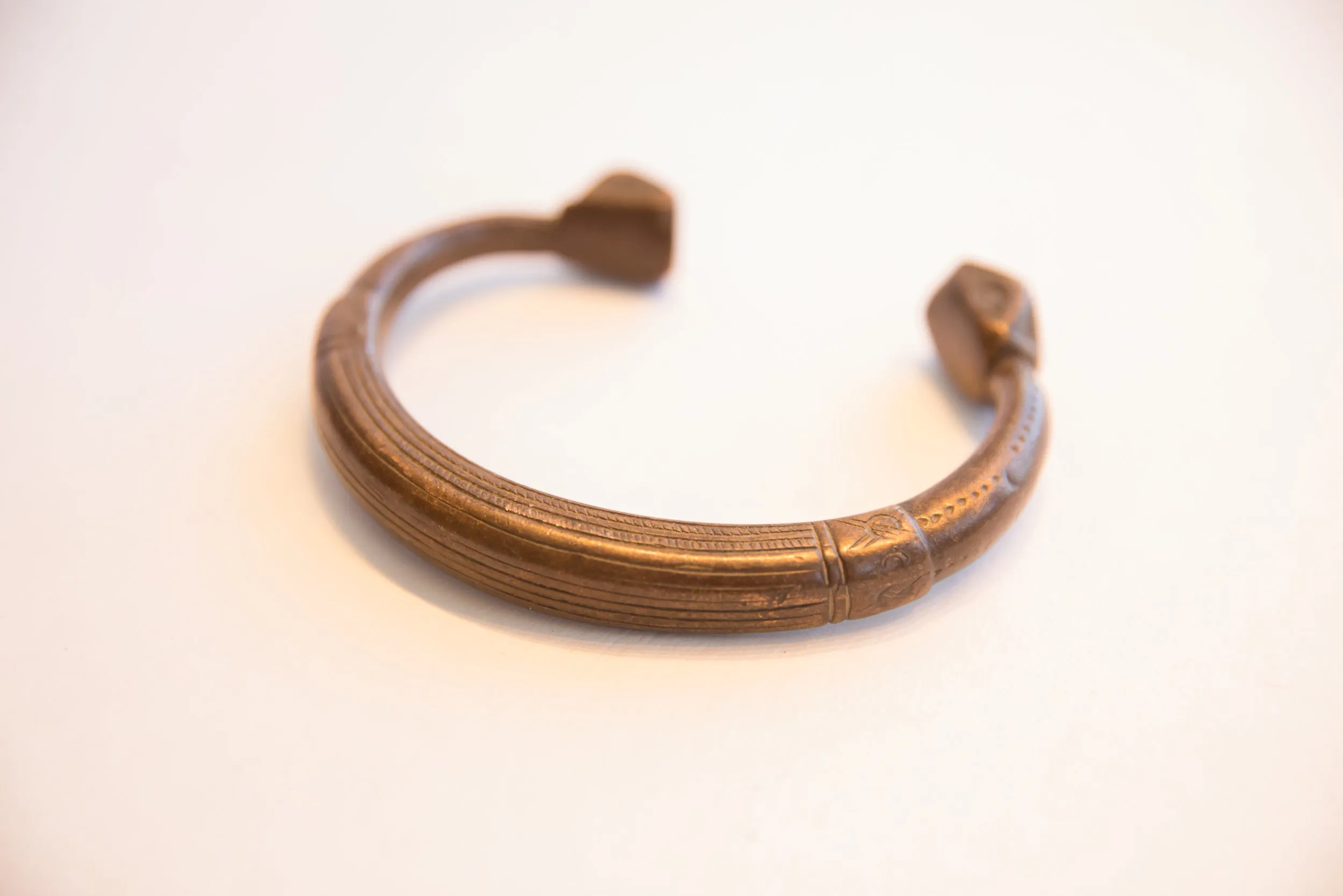 Antique African Snake Cuff Bracelet