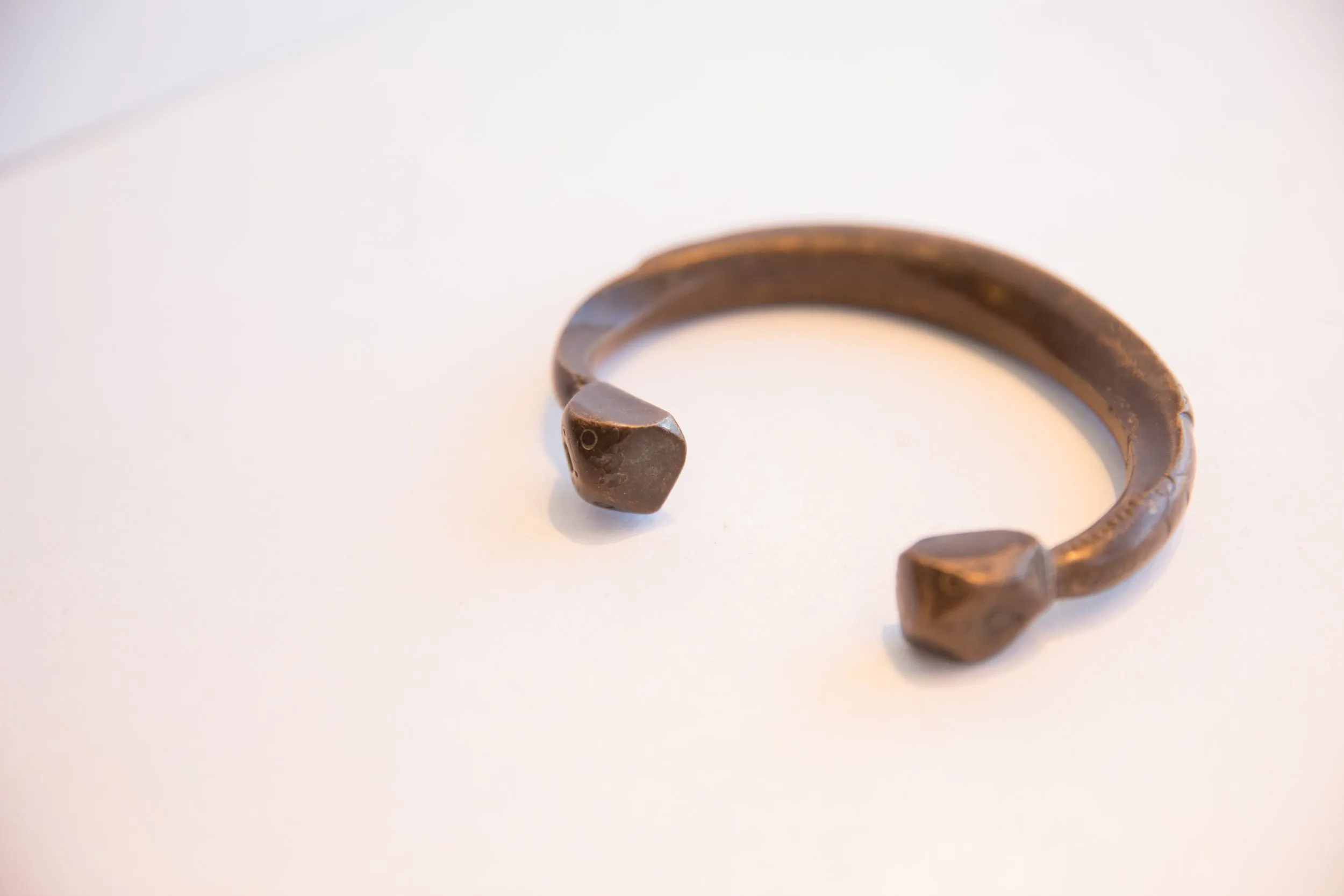 Antique African Snake Cuff Bracelet