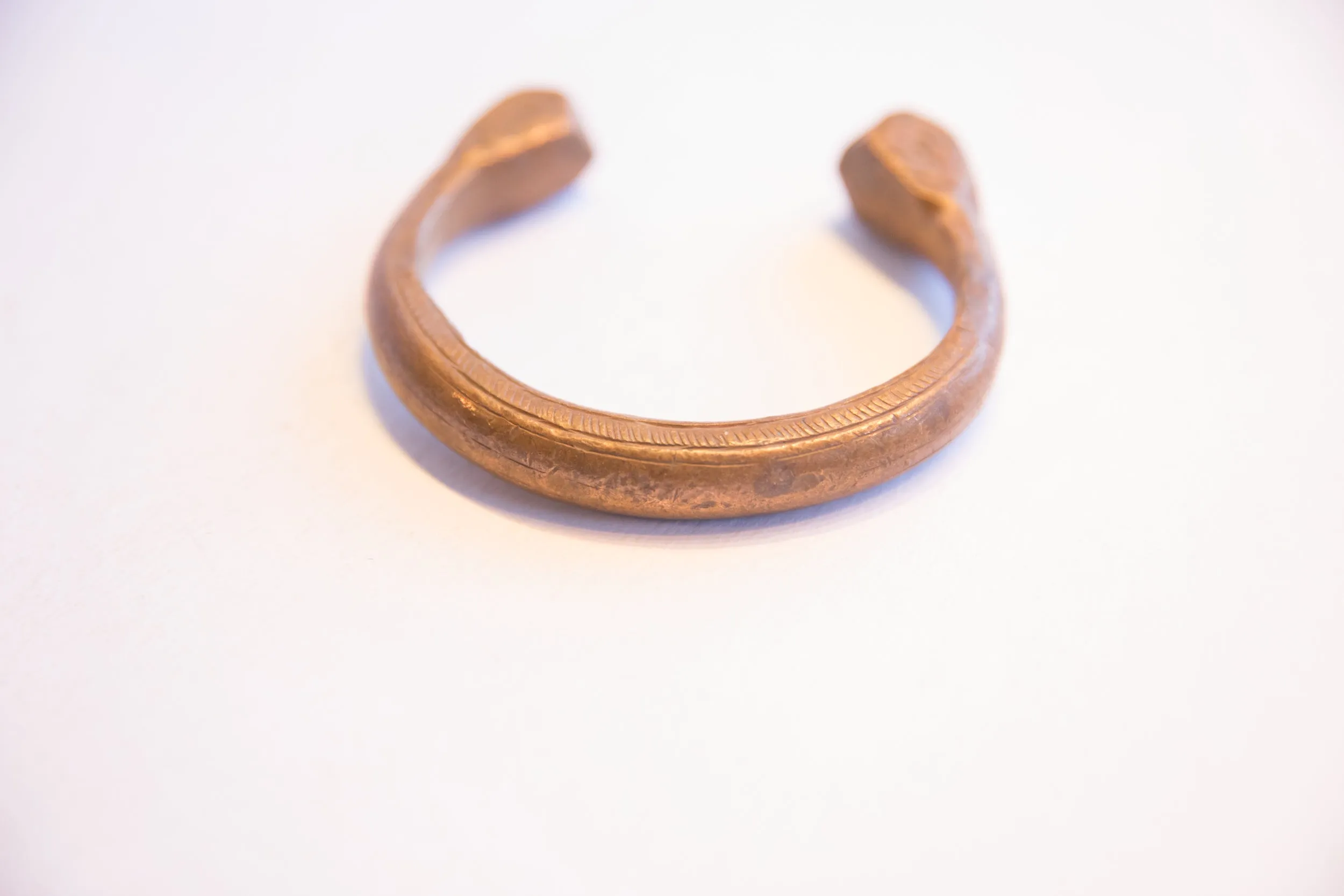 Antique African Snake Cuff Bracelet