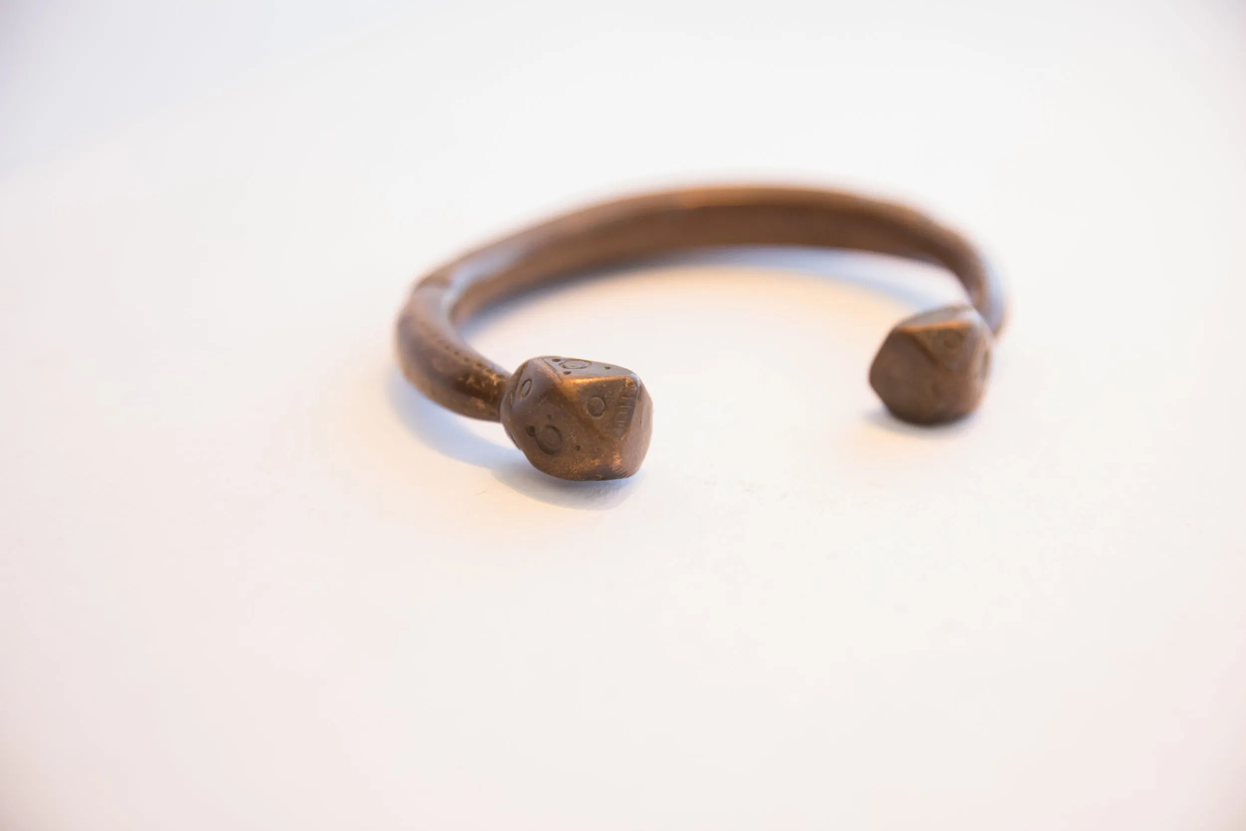Antique African Snake Cuff Bracelet