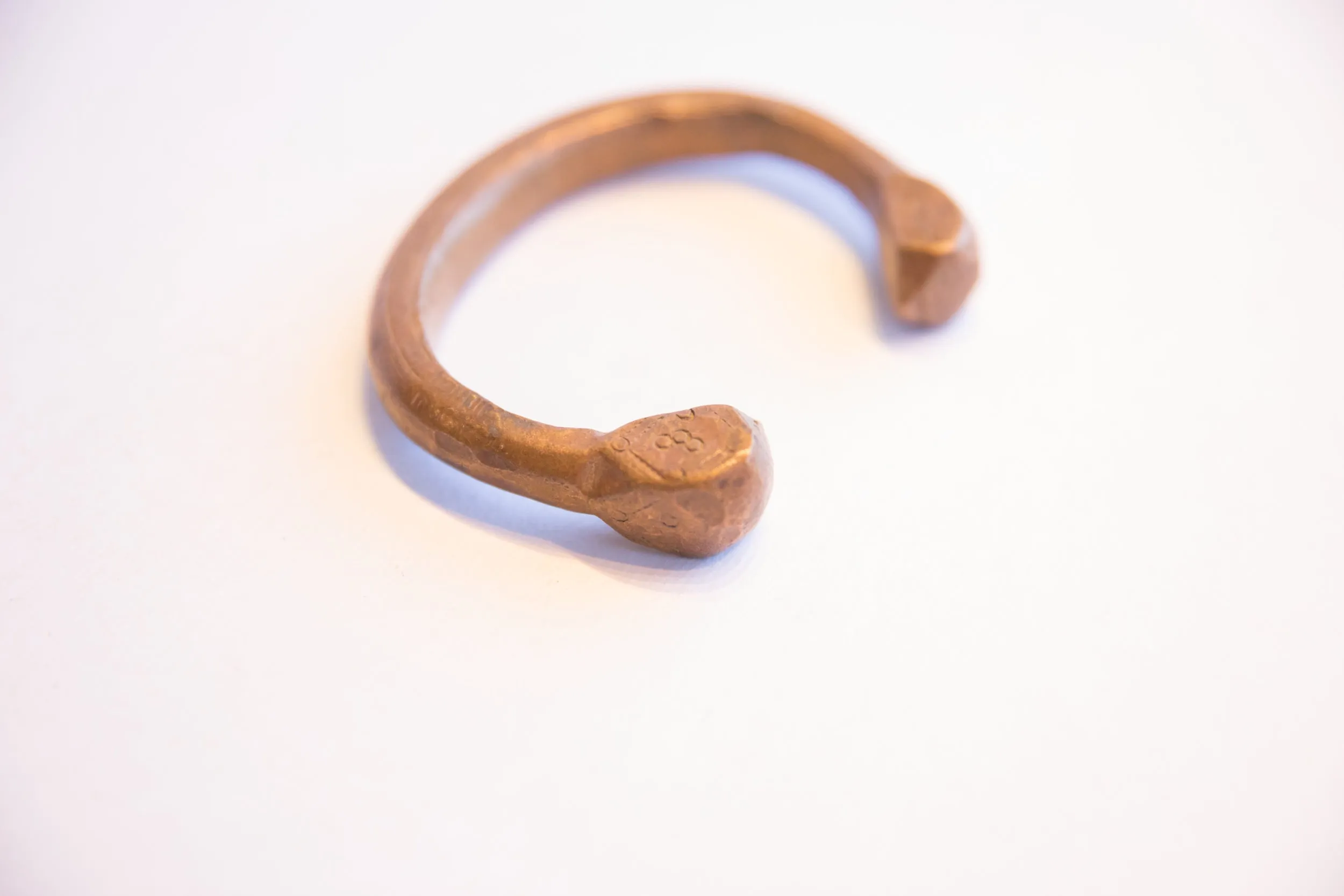 Antique African Snake Cuff Bracelet
