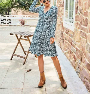 Autumn and Winter Long Sleeve Dress Women's Clothing