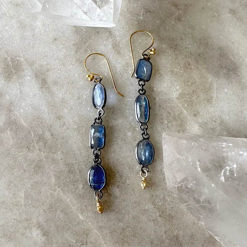 Aya Kyanite Drop Earrings