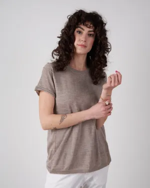 baby tee - walnut