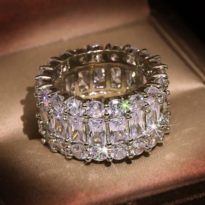 Baguette Ring | Eternity Ring | Iced Out Ring