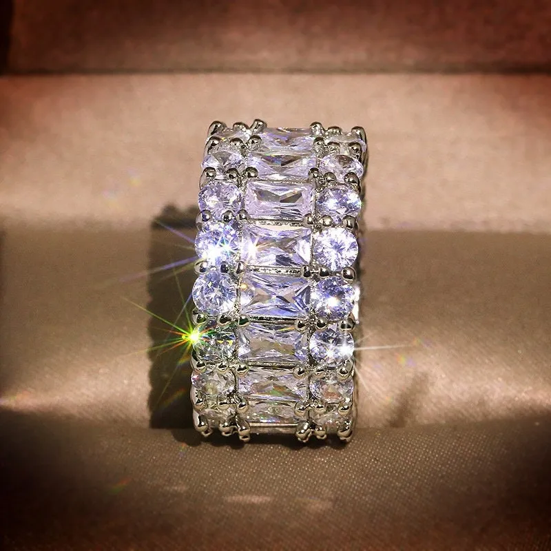 Baguette Ring | Eternity Ring | Iced Out Ring