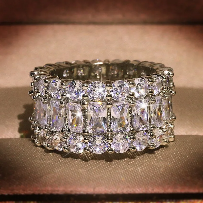 Baguette Ring | Eternity Ring | Iced Out Ring