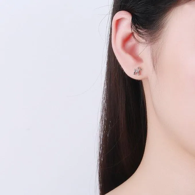 Balloon Dog Screw Stud Earrings